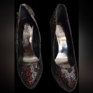 ⚠️Final Markdown Black and Red Women's Shoes